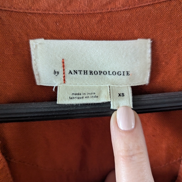 Anthropologie Somerset Linen Maxi Dress - Picture 4 of 8